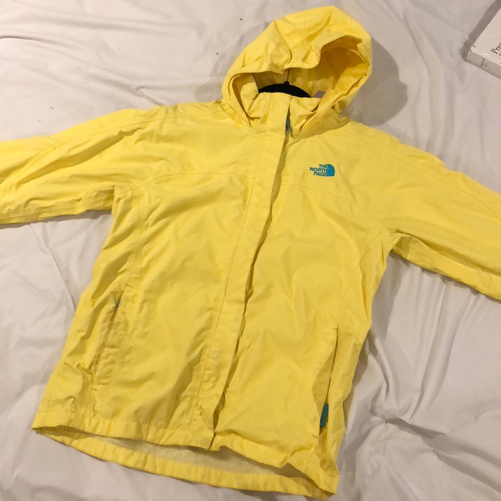North face rain coat